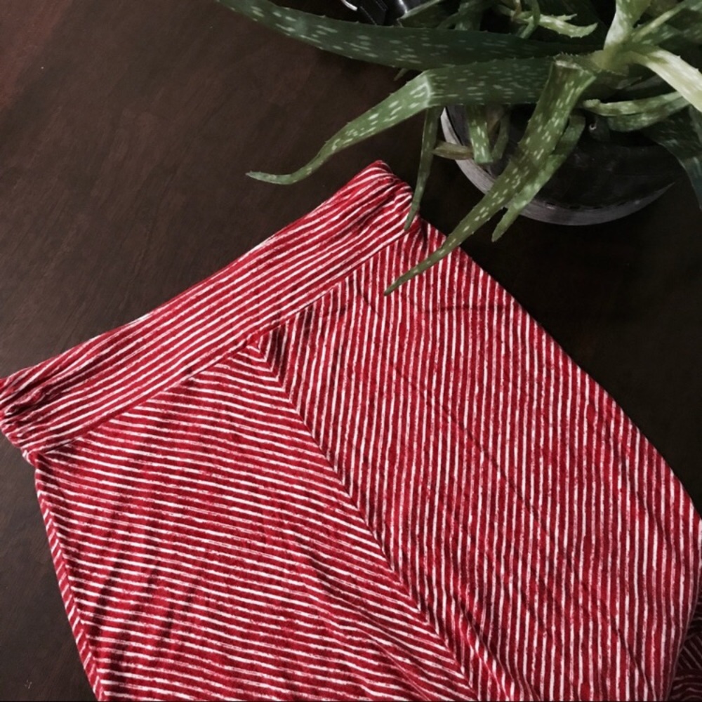LAST CHANCE Striped Maxi-Skirt (Liz Claiborne)